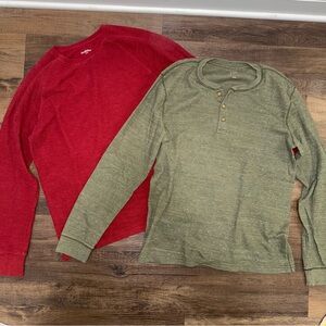 Men’s Waffle Knit Layering Shirt Bundle!
